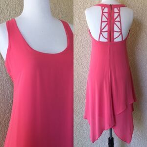 BCBG Paris Sleeveless Coral Reef Dress 0